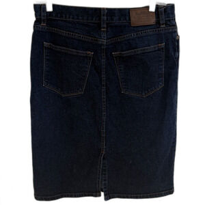 Vintage LRL Lauren Ralph Lauren dark Denim Pencil Skirt 6
